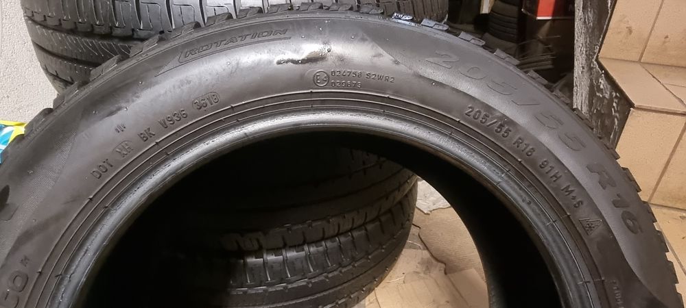 205/55r16 Pirelli zimowe 2sztuki