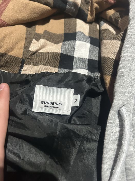 Bluza burberry szara