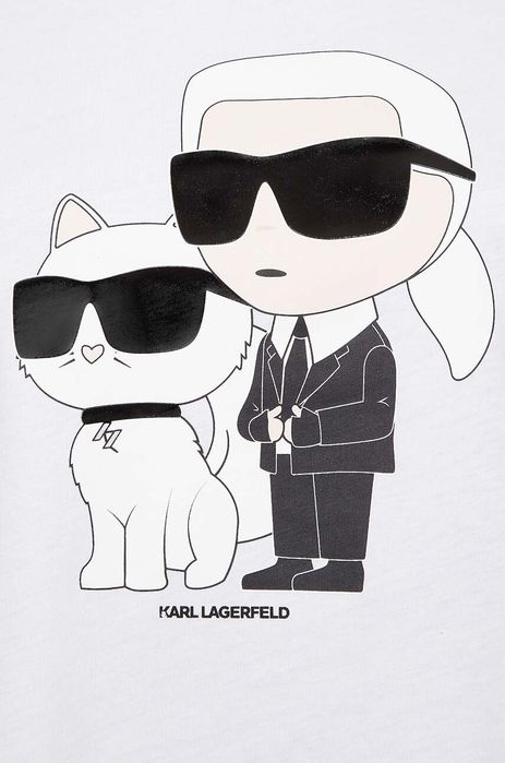 Футболка Karl Lagerfeld new Collection чорна біла