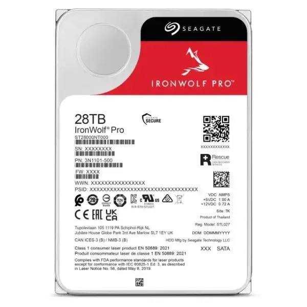 Жорсткий диск 28 TB Seagate IronWolf Pro