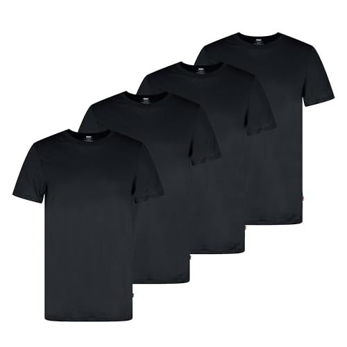 Levi's Men's 4-Pack Basic Crew Neck T-Shirt