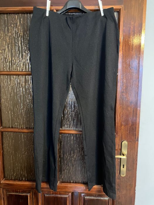 Spodnie Marks&Spencer 46 elastyczne proste dość szerokie nogawki guma