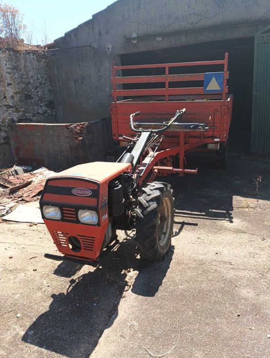 Motocultivador/Tractor Articulado com Reboque