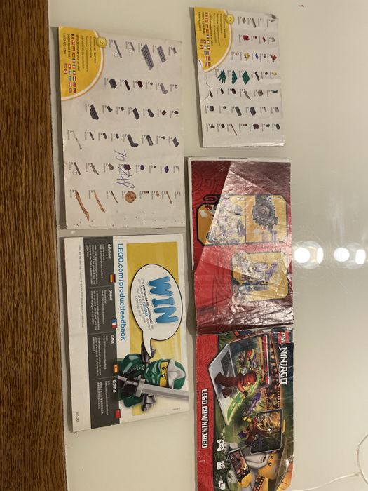Lego ninjago 70752, 70755, 70753
