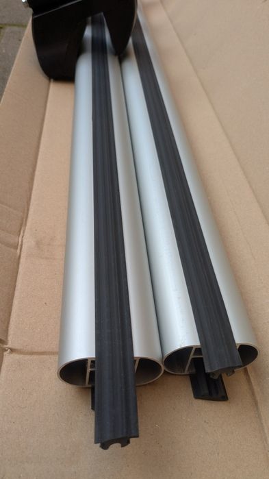Bagażnik dachowy Amos Alfa Aero. Belki dachowe. Belki aluminiowe 120 cm