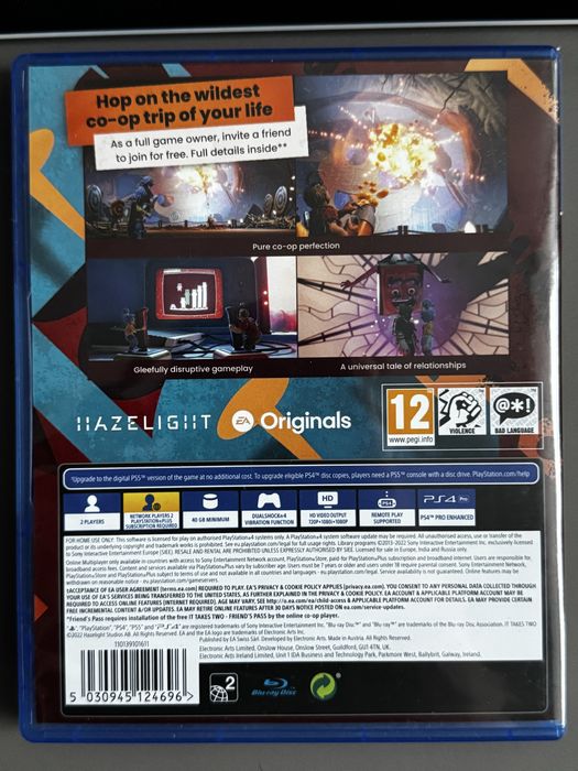 Ігровий диск на ps4 It takes two