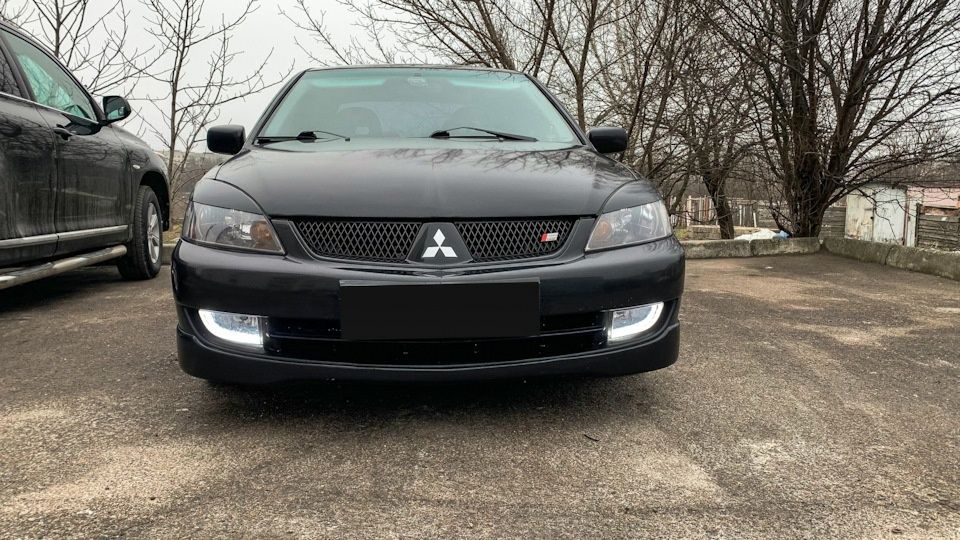 New LED DRL !!! ДХО Противотуманные фары Lancer 9. 05-08р.
