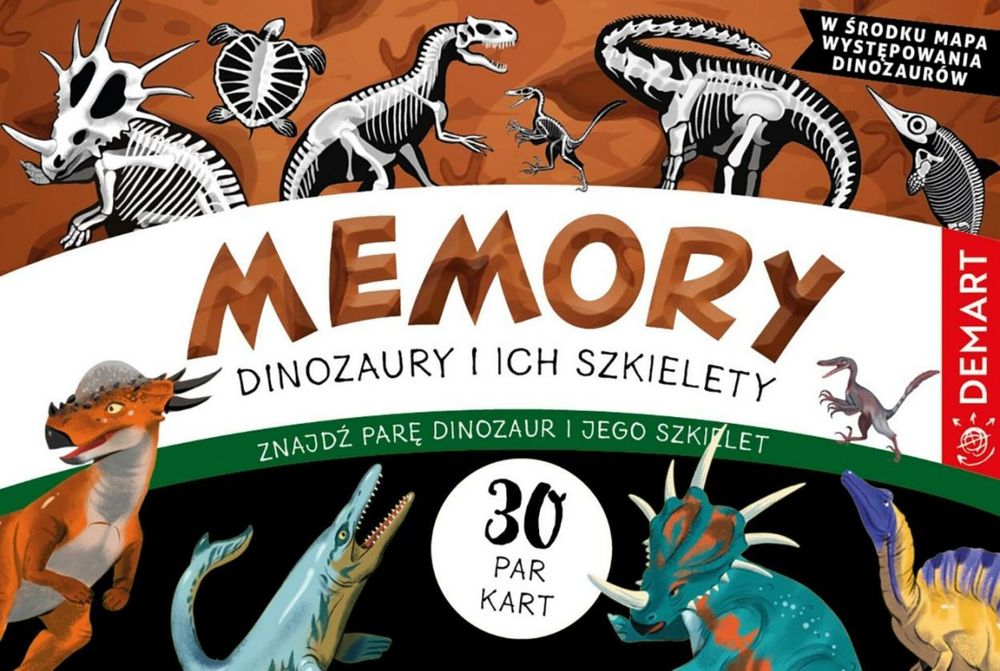 Memory. Dinozaury i ich szkielety