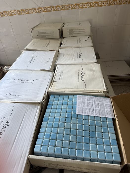 Mosaico / pastilha azul para casa de banho ou piscina