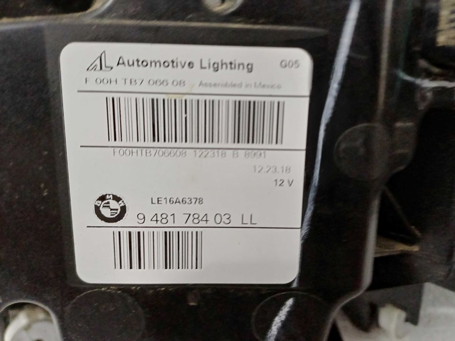lampa prawa bmw x5 g05 full led 9.481.784