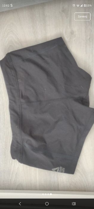 Spodenki Reebok czarne damskie
