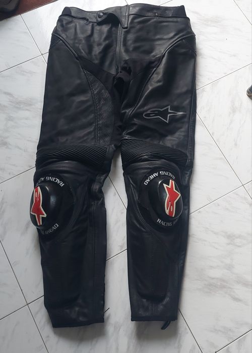 Calças de Mota Alpinestars em pele - T 50 /M/L
