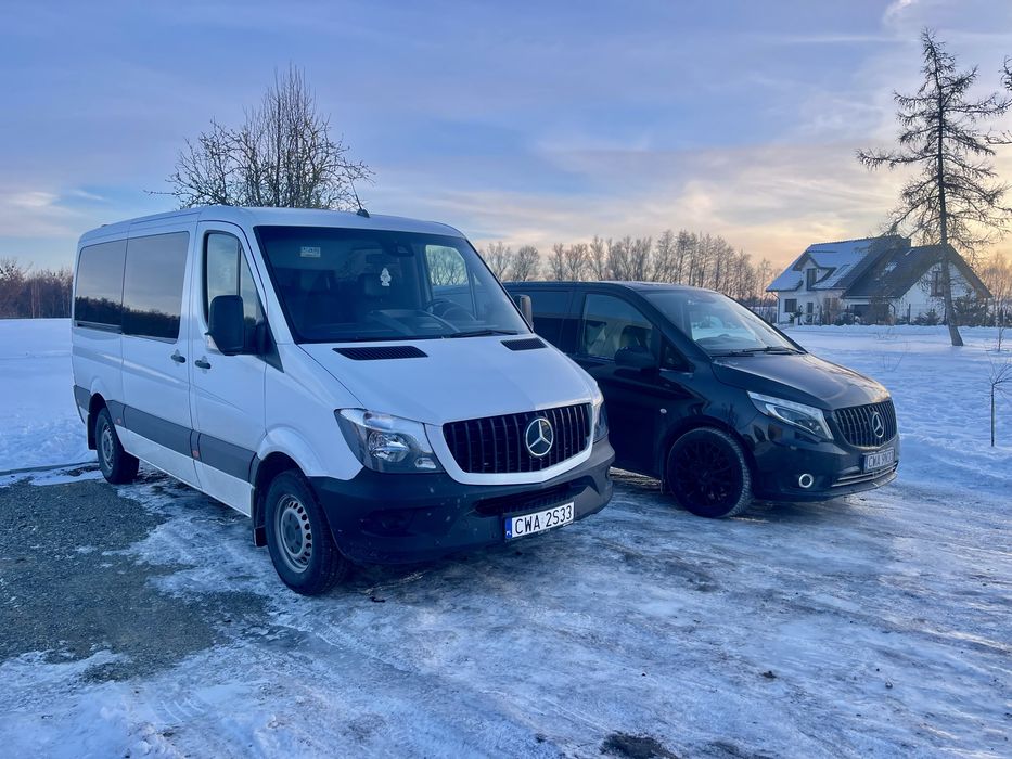 Wynajem busa 8 9 osobowego wypożyczenie auta kat B ferie bez kierowcy