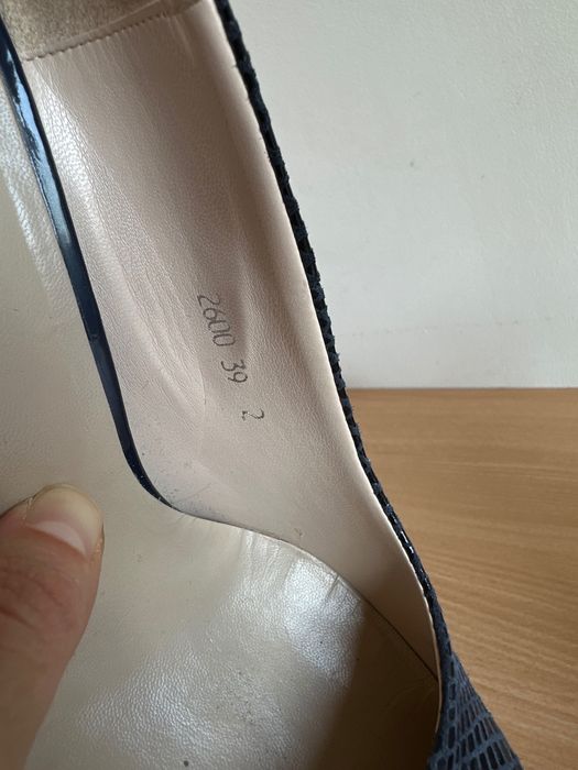 Eleganckie buty damskie SAGAN skóra jaszczurki