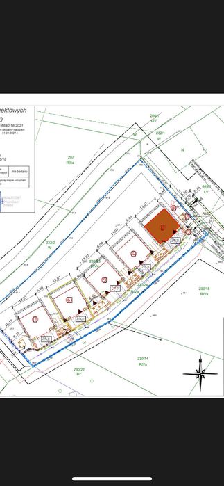 Działka budowlana z warunkami zabudowy na bliźniaki