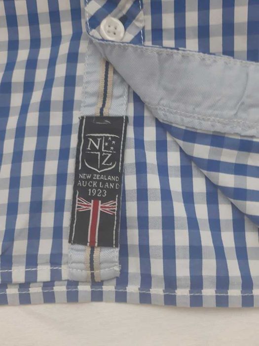 Koszula codz. casual NZAuckland,krata,używ,R - XL
