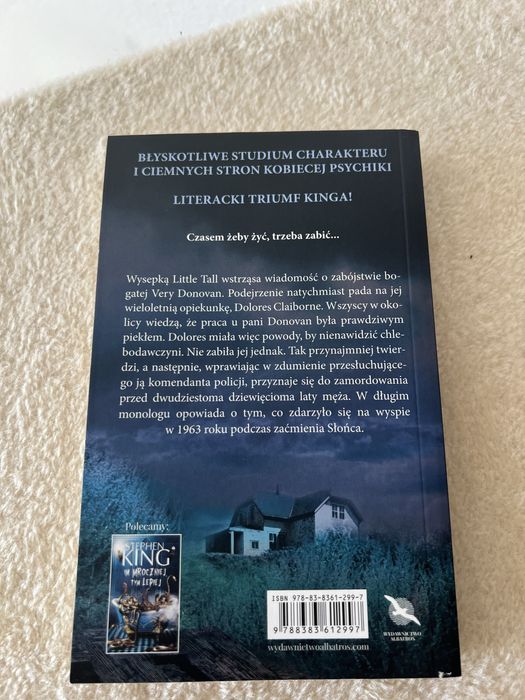 Książka „Dolores Claiborne” Stephen King wydanie kieszonkowe