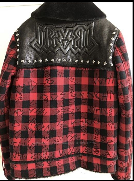 Куртка дубленка  John Richmond оригинал Італія