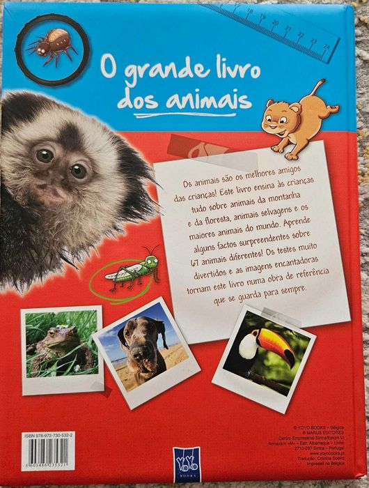 O grande Livro dos Animais - Em muito bom Estado