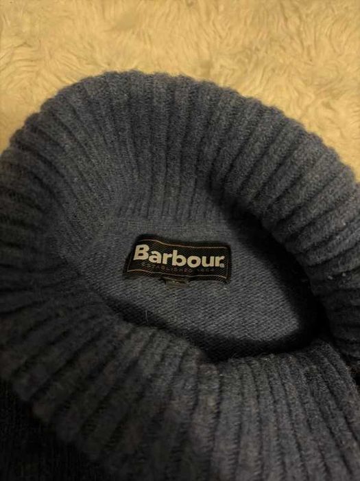 Barbour Sweter Golf Wełna I Bawełna
