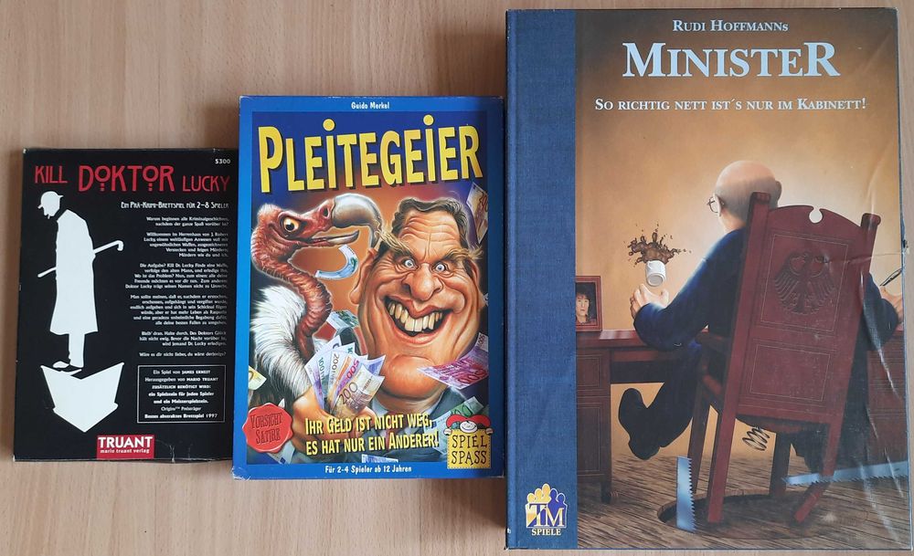 Zestaw 3 gier planszowych