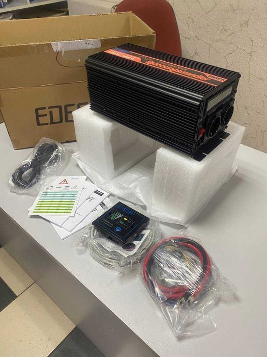 Edecoa Spannungswandler UPS інвертор +зарядка чистий синус 1500W