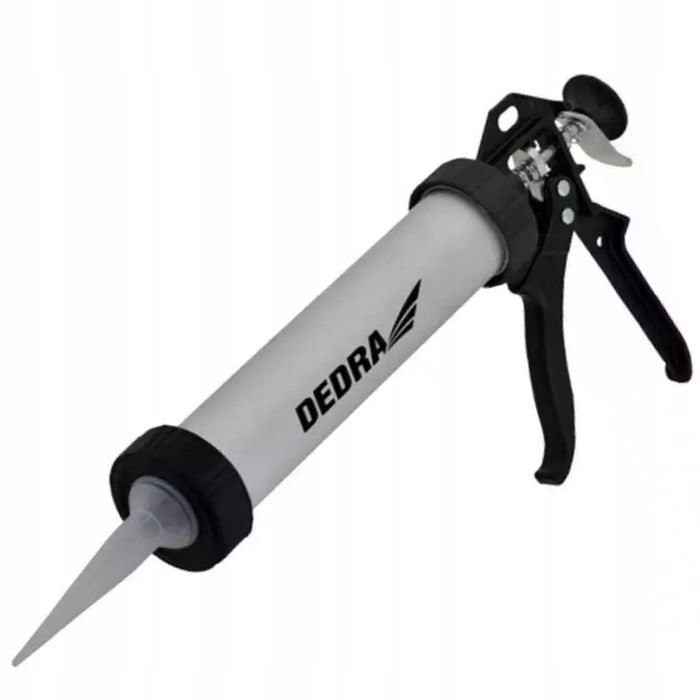 Dedra Wyciskacz Pistolet Do Silikonu Mas Tubowy 600ml Aluminiowy 1201-
