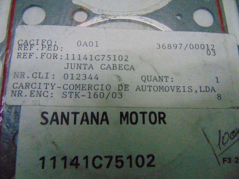 Land rover/ Suzuki juntas " nova de stock antigo