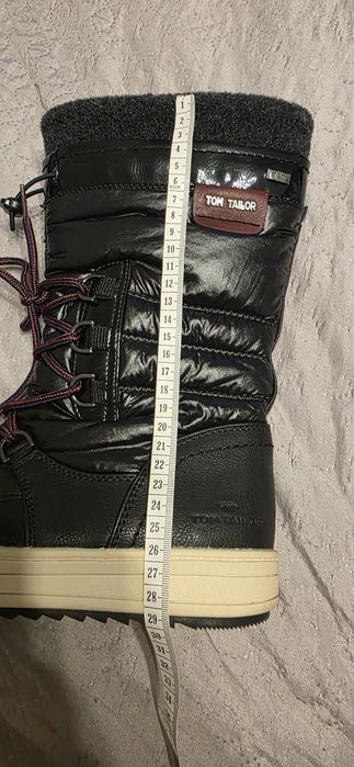 Śniegowce damskie Tom Tailor czerne