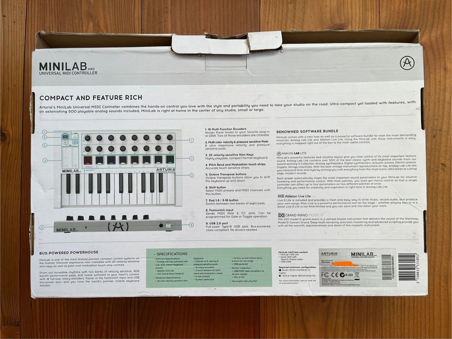 Arturia MiniLab MkII