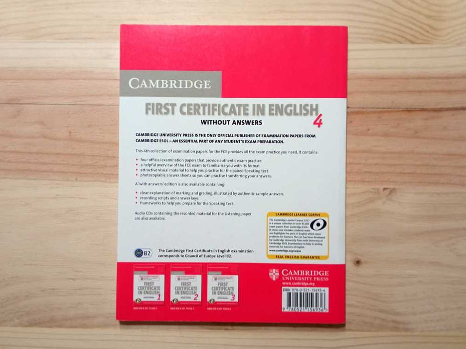 Livro First Certificate In English 4 - Cambridge