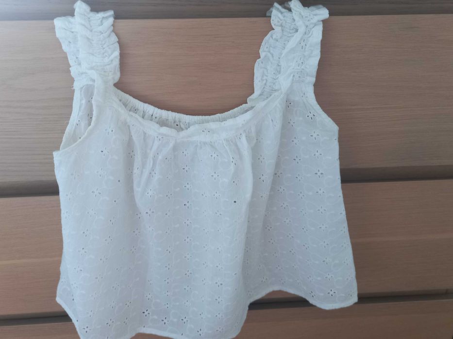 Top NOVO bordado inglês Tiffosi