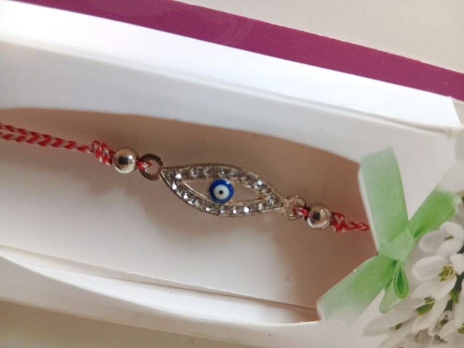 Pulseira fio Olho ou Trevo.