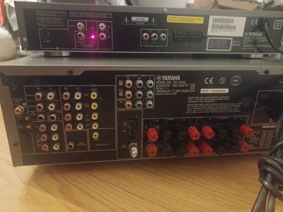 Amplituner yamaha rx-v450 + gratis dvd s540