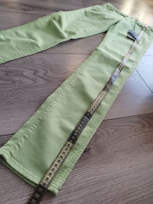 W25 L32 Wrangler jasno zielone spodnie rurki Wrangler