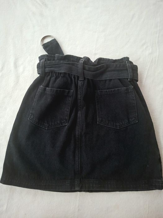 Spódniczka jeansowa czarna Denim Co  roz. 36 bawełna 100%