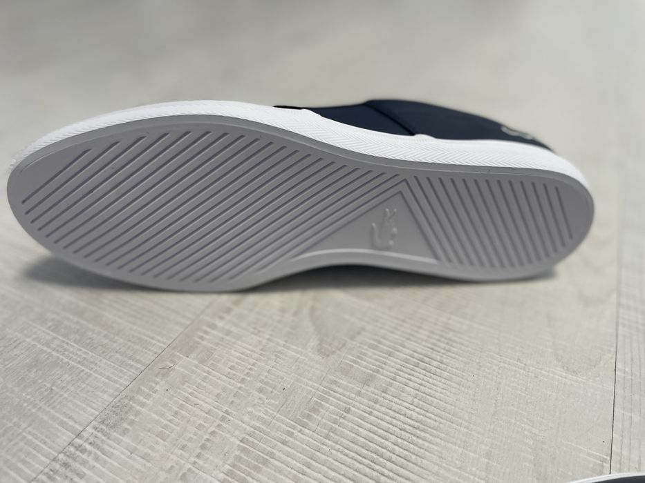 Шкіряні сліпони Lacoste Tatalya сині