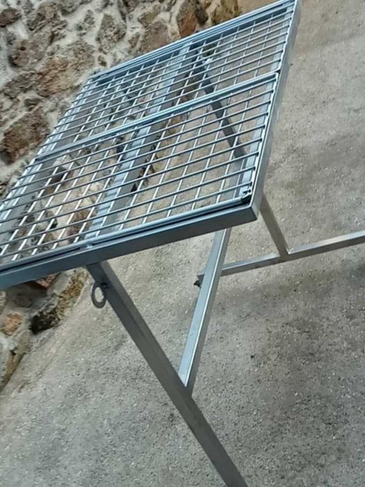 Estendal de Inox – Dobrável, Regulável e com Rodas de Gel