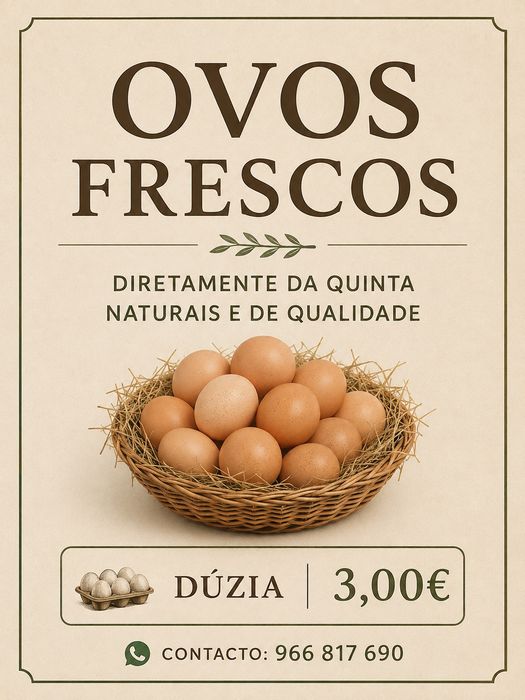 Ovos Frescos     .