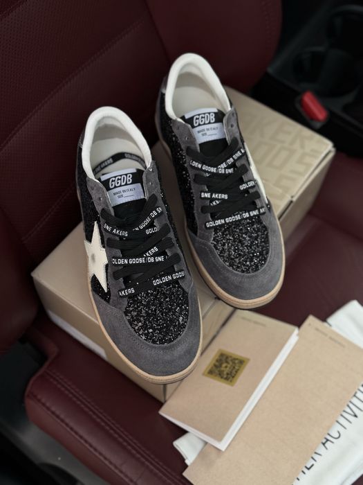 Golden goose женские кеды кросівки голедн гуз сірі замшеві кеди