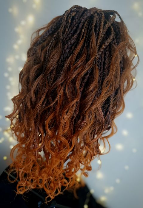 Sprzedam warkoczyki wielorazowe lokowane