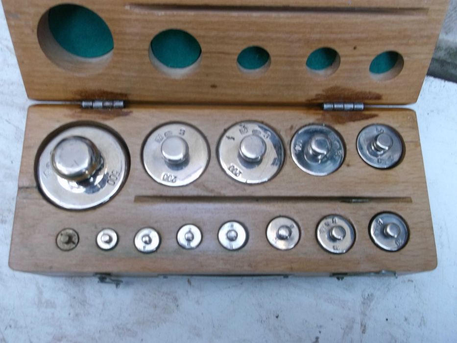 Odważniki mosiężne