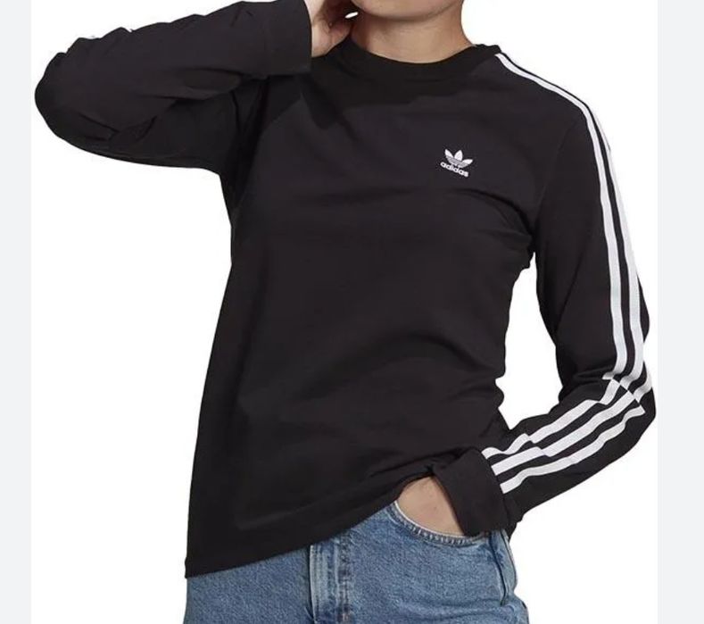 Adidas Originals Adicolor Classics 3-Stripes czarny longsleeve XL