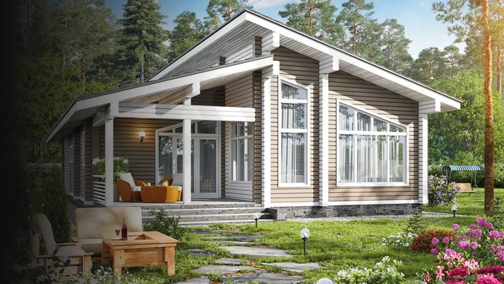 Casa de Madeira, Pré-Fabricada, Bungalow T.2