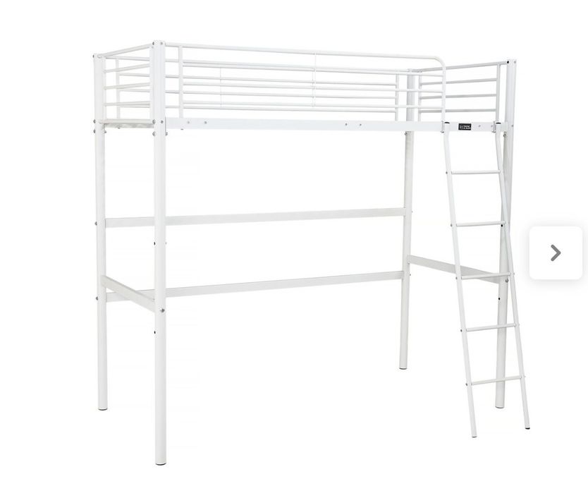 Vendo cama alta solteiro com escada