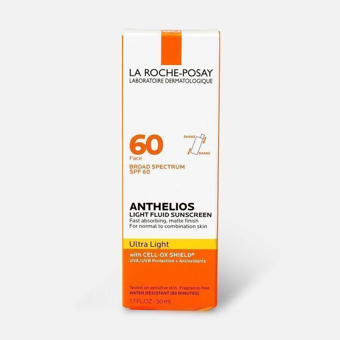 Сонцезахисний флюїд La Roche-Posay Anthelios Light Fluid SPF 60 50 мл оригінал