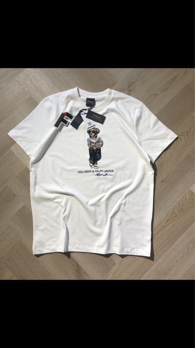 Koszulka ralph lauren S M L XL XXL z misiem bluzka tshirt dior amiri