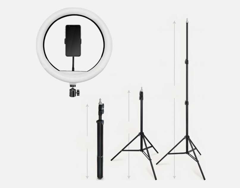 Nowa, pierścieniowa lampa led ring 30cm,do makijażu, rzęs, transmisji