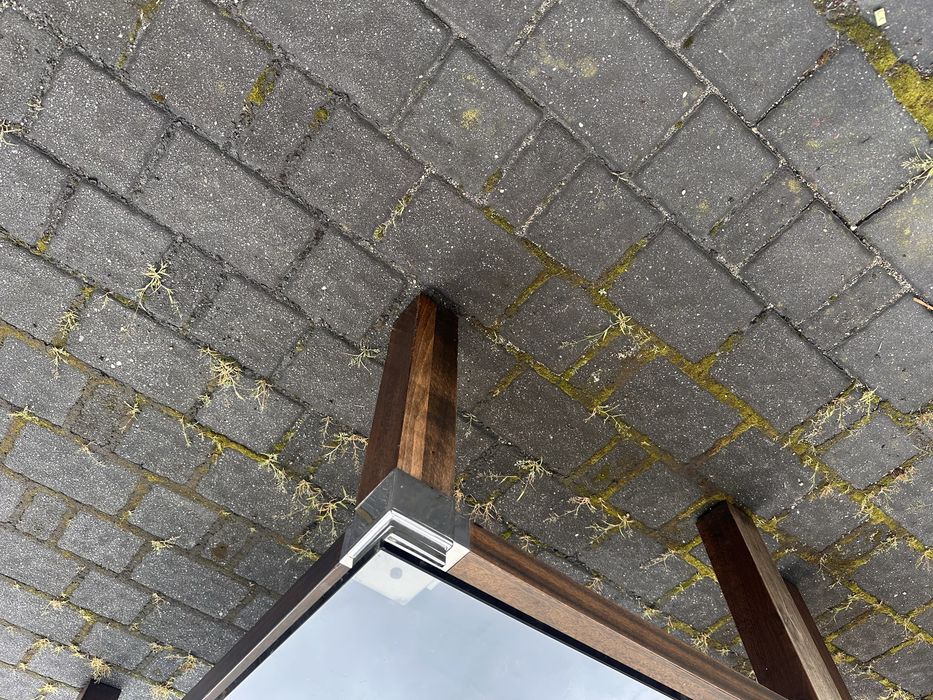 Para stolikow kawowych ze szklanym blatem w stylu Pierre Vandel