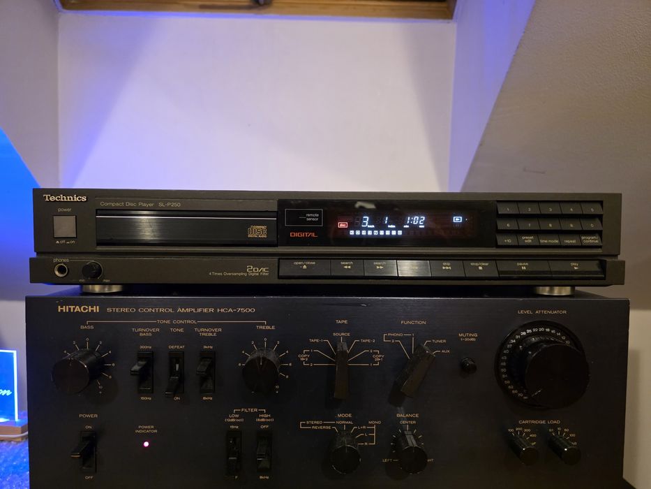 Technics SL-P250 z oryginalnym pilotem
